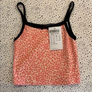 (reposted) Brandy Meville Pink Cheetah Tank